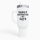 Easily Distracted By Cats 40oz Tumbler