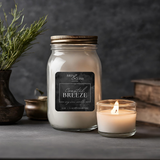 Coastal Breeze 12oz Mason Jar Candle