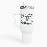 Thankful & Blessed 40oz Tumbler