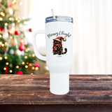 Meowy and Bright Christmas 40oz Tumbler