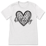 Leopard Print Kentucky Heart T-Shirt