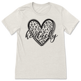 Leopard Print Kentucky Heart T-Shirt