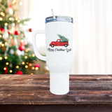 Merry Christmas Truck 40oz Tumbler