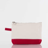 Heavyweight Canvas Cosmetic Bag - Red