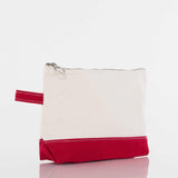 Heavyweight Canvas Cosmetic Bag - Red