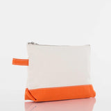 Heavyweight Canvas Cosmetic Bag - Orange