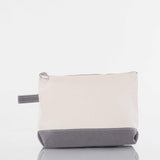 Heavyweight Canvas Cosmetic Bag - Gray