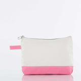 Heavyweight Canvas Cosmetic Bag - Coral