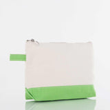 Heavyweight Canvas Cosmetic Bag - Green