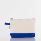 Heavyweight Canvas Cosmetic Bag - Royal Blue