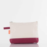 Heavyweight Canvas Cosmetic Bag - Maroon