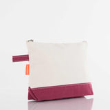 Heavyweight Canvas Cosmetic Bag - Maroon