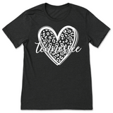 Leopard Print Tennessee Heart T-Shirt