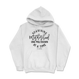 Surviving Motherhood One Meltdown At A Time Hoodie