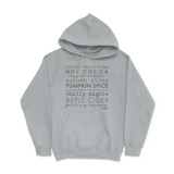 Fall Words Hoodie