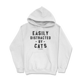 Easily Distracted By Cats Hoodie