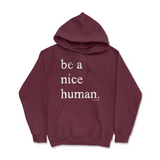 Be A Nice Human Hoodie