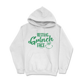 Resting Grinch Face Christmas Hoodie