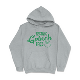 Resting Grinch Face Christmas Hoodie