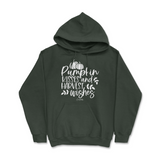 Pumpkin Kisses and Harvest Wishes Fall Hoodie