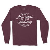 Selectively Social Long Sleeve T-Shirt