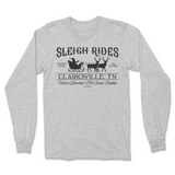 Sleigh Rides Christmas Long Sleeve T-Shirt - Clarksville, TN