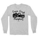 Farm Fresh Pumpkin Truck Fall Long Sleeve T-Shirt