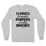 Flannels, Hayrides, Pumpkins, Sweaters, Bonfires Fall Long Sleeve T-Shirt