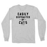 Easily Distracted By Cats Long Sleeve T-Shirt