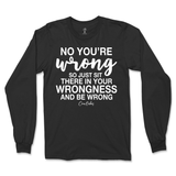 Just Sit There In Your Wrongness Long Sleeve T-Shirt