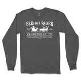 Sleigh Rides Christmas Long Sleeve T-Shirt - Clarksville, TN