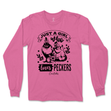 Just A Girl Who Loves Peckers Long Sleeve T-Shirt