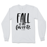 Fall is my Favorite Long Sleeve T-Shirt