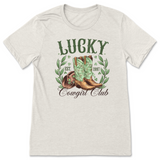 Lucky Cowgirl Club Saint Patrick's Day Shirt