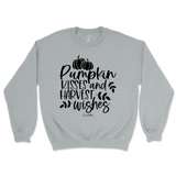 Pumpkin Kisses and Harvest Wishes Fall Sweatshirt