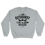 Outdoorsy Drinks On The Patio Sweatshirt