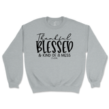 Thankful, Blessed, Kind of a Mess Sweatshirt