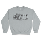 This Is My Crop Top Sweatshirt