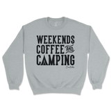 Weekends, Coffee, & Camping Sweatshirt