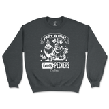 Just A Girl Who Loves Peckers Sweatshirt