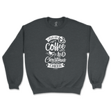 Run On Coffee And Christmas Cheer Sweatshirt