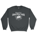 Fresh Cut Christmas Trees Sweatshirt - Clarksville, TN