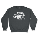 Resting Grinch Face Christmas Sweatshirt