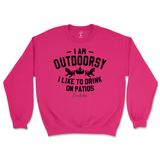 Outdoorsy Drinks On The Patio Sweatshirt