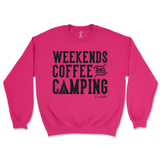 Weekends, Coffee, & Camping Sweatshirt