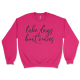 Lake Days and Boat Waves Sweatshirt