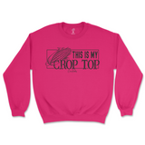 This Is My Crop Top Sweatshirt