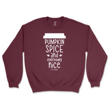 Pumpkin Spice and Everything Nice Coffee Cup Fall Sweatshirt