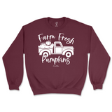 Farm Fresh Pumpkin Truck Fall Sweatshirt