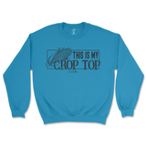 This Is My Crop Top Sweatshirt